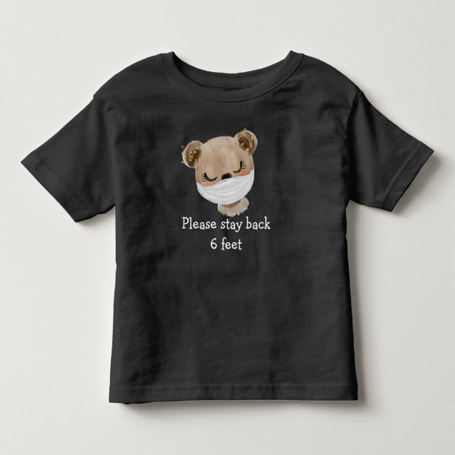 Massebeere mit sozialer Distanz Kleinkind T-shirt (Vorderseite)