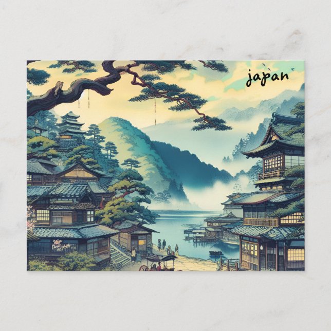 Massenversand japanischer Postkarten (Vorderseite)