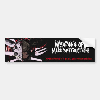 Massenzerstörungs-Autoaufkleber Autoaufkleber