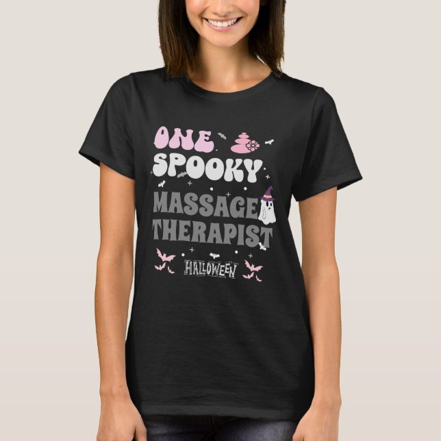 Massetherapeut Halloween-Geschenk T-Shirt (Vorderseite)