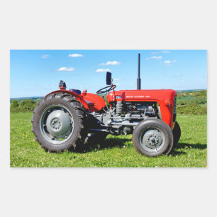 Massey Ferguson 35 Traktor Rechteckiger Aufkleber