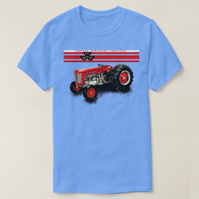 Massey Ferguson 65 Vintag Tractor T-Shirt (Design vorne)