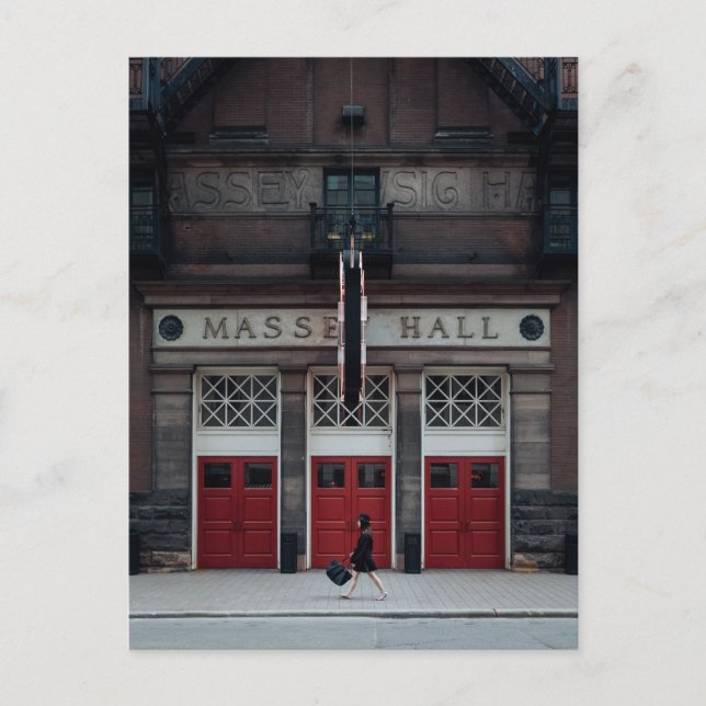 Massey Hall (Schauspieler) Postkarte (Vorderseite)