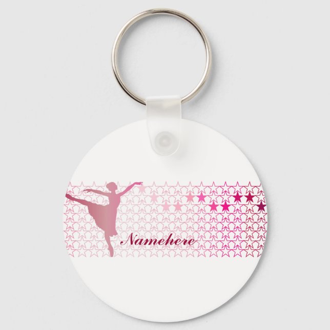 Maßgeschneidert: Ballerina Schlüsselanhänger (Vorderseite)
