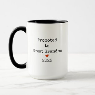 Maßgeschneidert für Grosseltern Baby-Reveal Tasse