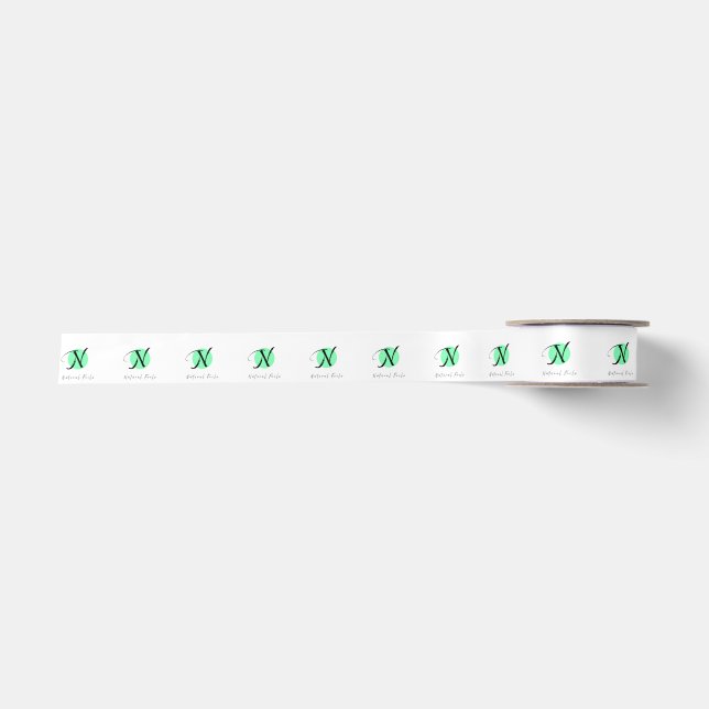 Maßgeschneiderte 1,5" breites Satinband, 2 Yard Sp Satinband (Vorderseite)