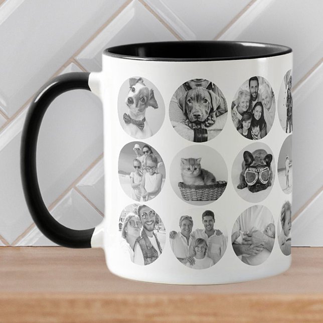 Maßgeschneiderte 24 Fotos Moderne Erinnerungen für Tasse (Von Creator hochgeladen)