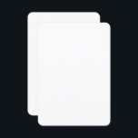 Maßgeschneiderte 3,5 Zoll x 5 Zoll halbglänzend ho Einladung<br><div class="desc">Mit unseren vielseitigen 3.5" x 5" Semi-Gloss-Karten können Sie atemberaubende Einladungen für jeden Anlass erstellen. Diese hochwertigen Einladungen zeichnen sich durch eine helle, weiße, halbglänzende Oberfläche aus, die kräftige Farben und scharfe Details hervorbringt, die sich perfekt für die Präsentation Ihrer Fotos und Designs eignen. Jede Karte ist aus hochwertigem Papier...</div>