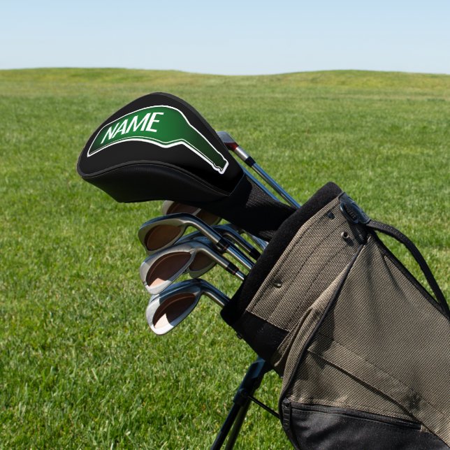 Maßgeschneiderte Abdeckung mit Logo für Bierflasch Golf Headcover (In SItu)
