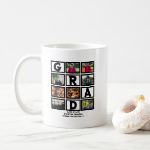 Maßgeschneiderte Abschluss-Klasse für Foto-Collage Kaffeetasse