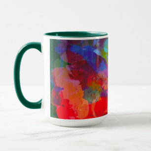Maßgeschneiderte Abstrakte Rose Garten Kaffee Tass Tasse