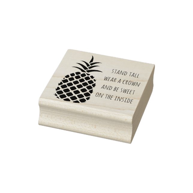 Maßgeschneiderte Ananas-Ständer Hoch Tragen Sie ei Gummistempel (Stempel)