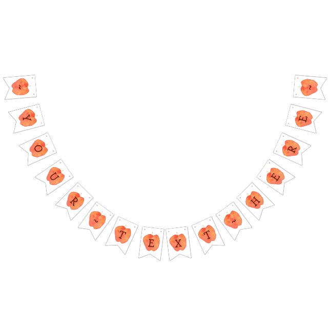 Maßgeschneiderte Apfeljagd Wimpelkette (Alle)