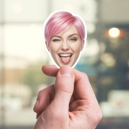 Maßgeschneiderte Aufkleber für die weibliche Gesic