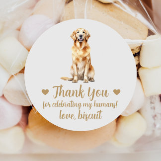 Maßgeschneiderte Aufkleber für Hunde-Gastgeschenk