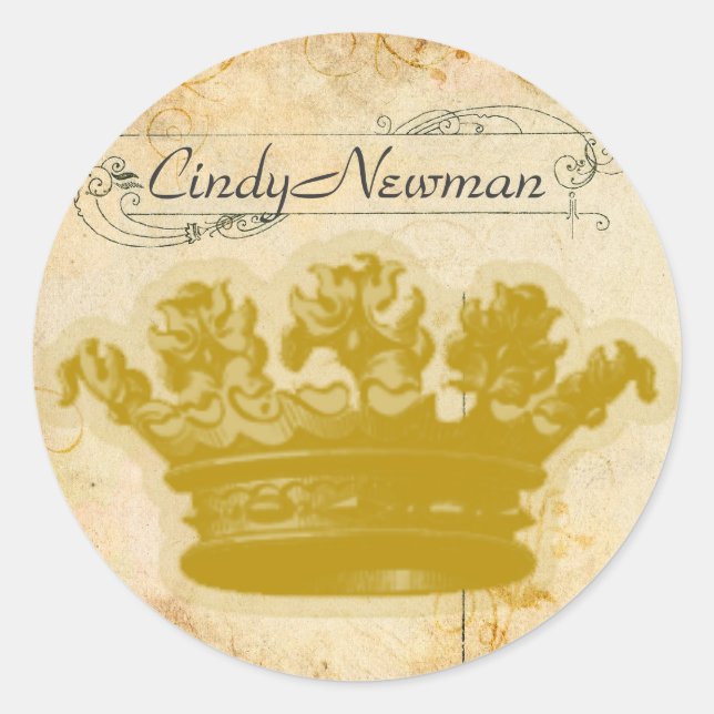 Maßgeschneiderte Aufkleber für Royal Crown oder Um (Vorderseite)