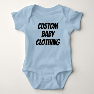 Maßgeschneiderte Baby Bodysuits Blank Template