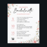 Maßgeschneiderte Bachelorette-Scavenger-Wildblumen<br><div class="desc">Schönes,  anpassbares Bachelorette Scavenger Jagdspiel! Sie können es mit Ihren Spielen,  den Punkten und dem Namen der Braut personalisieren.</div>