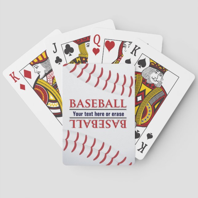 Maßgeschneiderte Baseball-Spielkarten Spielkarten (Rückseite)