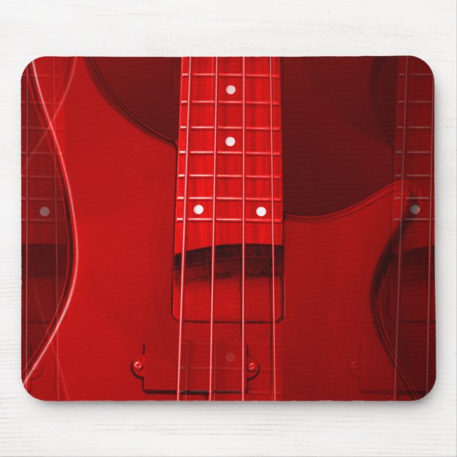 Maßgeschneiderte Bass Gitarre Moderne trendy Music Mousepad (Vorne)