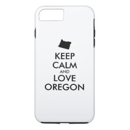 Maßgeschneiderte BEHALTEN CALM- und LIEBE-OREGON Case-Mate iPhone Hülle