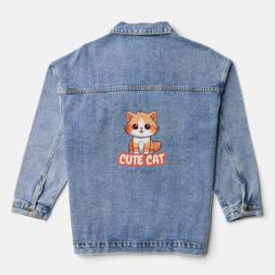 : Maßgeschneiderte bestickte Denim Jeansjacke