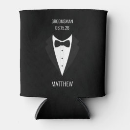 Maßgeschneiderte Black Tuxedo-Trauzeugen Dosenkühler