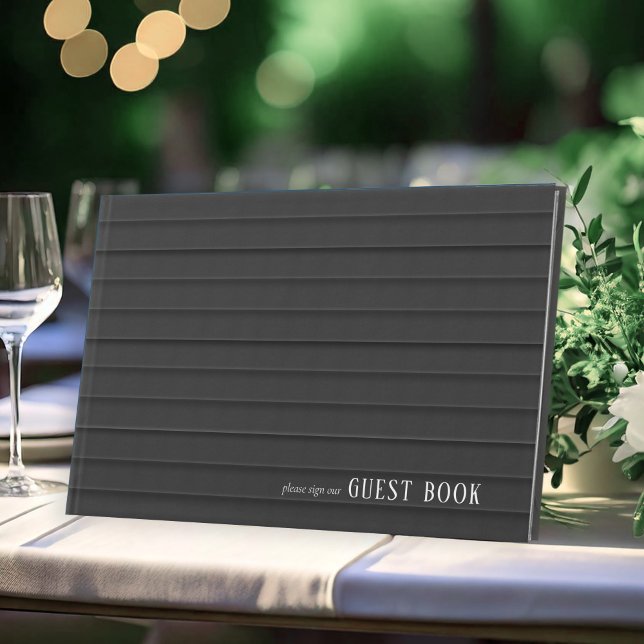 Maßgeschneiderte Black & White Wedding ID1090 Gästebuch (Von Creator hochgeladen)