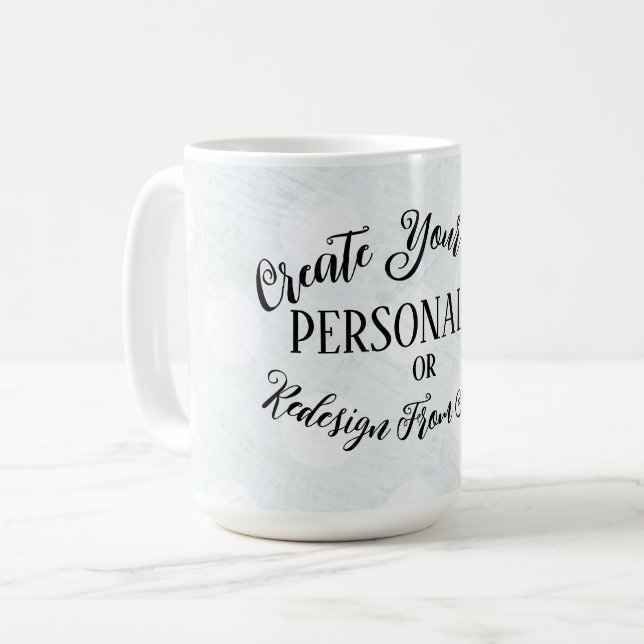 Maßgeschneiderte Blank - Erstellen Sie Ihre eigene Kaffeetasse (Vorderseite Links)