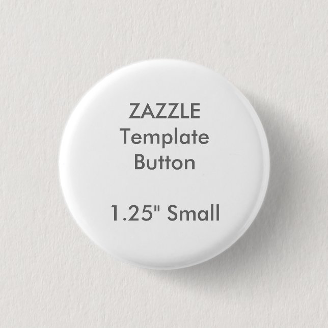 Maßgeschneiderte Blank-Vorlage für kleine runde Bu Button (Vorderseite)