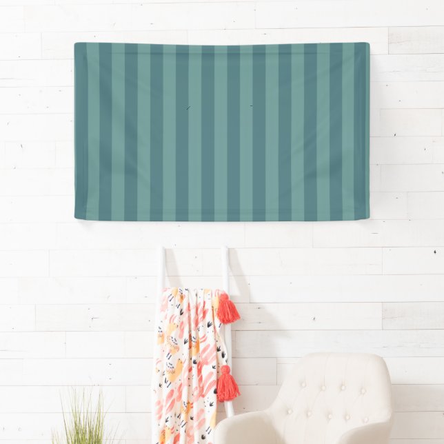 Maßgeschneiderte Blaustreifen Banner (Insitu)
