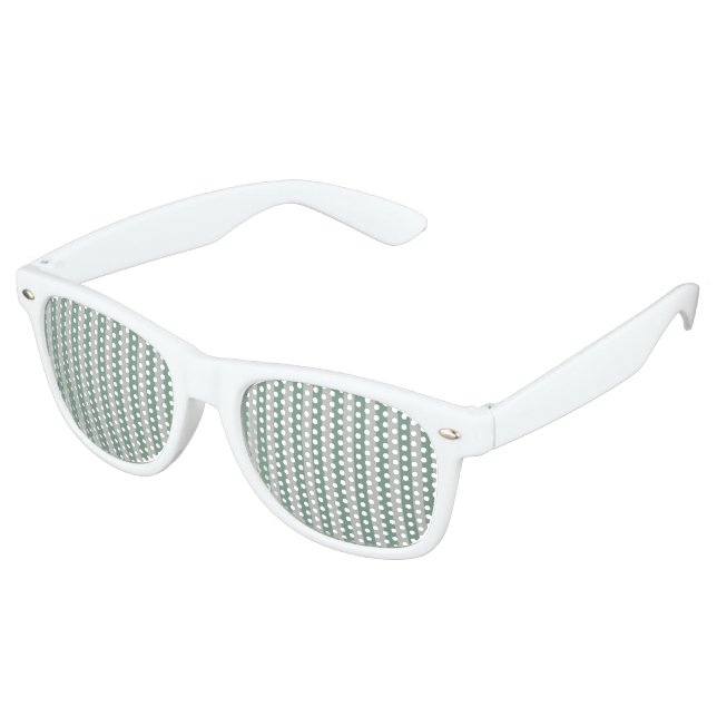 Maßgeschneiderte Blaustreifen Partybrille (Schrägansicht)