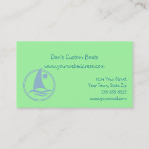 Maßgeschneiderte Boat Business Cards Visitenkarte