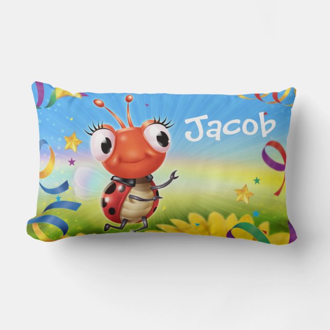 Maßgeschneiderte breite Kissen Lil' Ladybug Bereic (Vorderseite)
