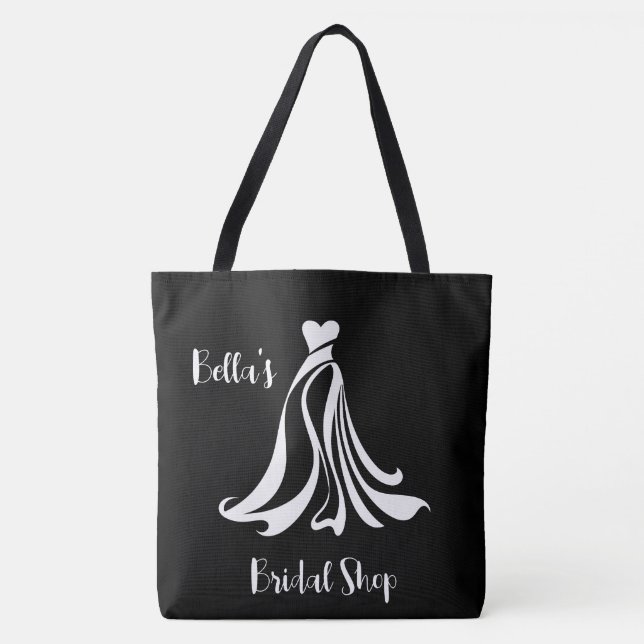 Maßgeschneiderte Bridal Boutique Tote Bag Pursuit Tasche (Vorderseite)