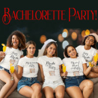 Maßgeschneiderte Bridesmaid des Party Bachelorette