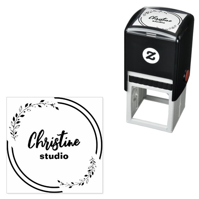 Maßgeschneiderte Briefmarke, personalisierte Brief Permastempel (Beispiel)