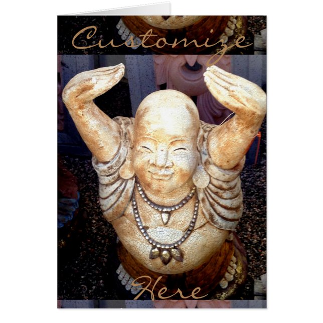 Maßgeschneiderte Buddha-Karte (Vorne)
