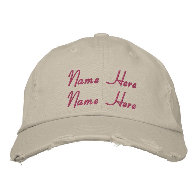 Maßgeschneiderte Business Embroided Baseball Cap Bestickte Baseballkappe (Vorderseite)