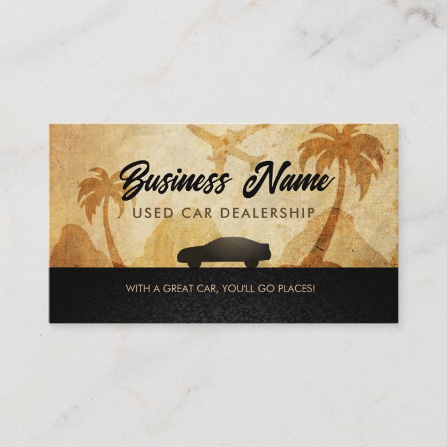 Maßgeschneiderte Car Business Cards Visitenkarte (Vorderseite)