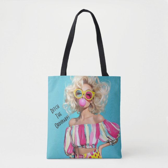 Maßgeschneiderte Chic Blonde "Ditch the Ordinary" Tasche (Vorderseite)