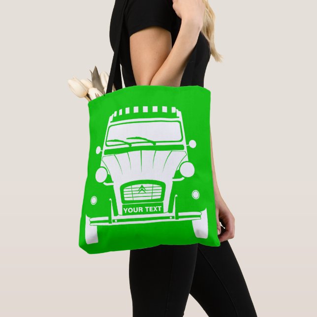 Maßgeschneiderte Citroen Dolly 2CV Totbeutel Tasche (Von Nahem)