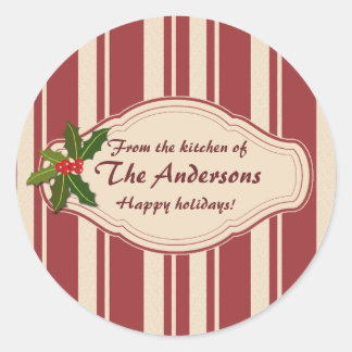 Maßgeschneiderte Cookie-Swap- oder Backwaren-Urlau Runder Aufkleber