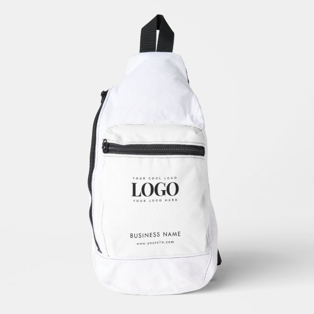 Maßgeschneiderte Crossbody-Bag mit Rectangle-Logo  Crossbody Bag (Vorderseite)
