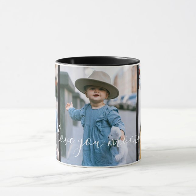 Maßgeschneiderte drei Foto I Liebe Sie Mami Tasse (Zentrum)