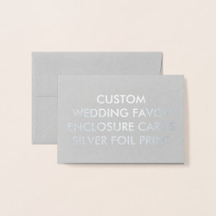 Maßgeschneiderte EinsteckkARTEN für Hochzeiten, SI Folienkarte