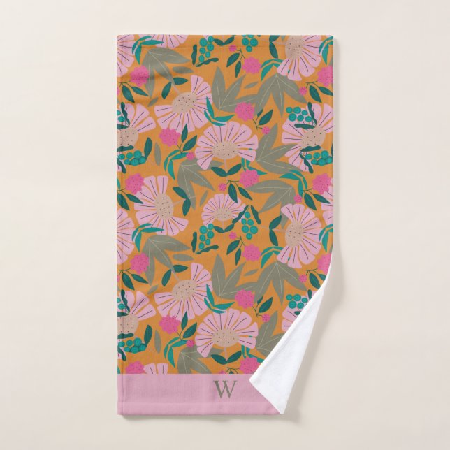 Maßgeschneiderte, elegante, florale hübsche handtuch (Handtuch)