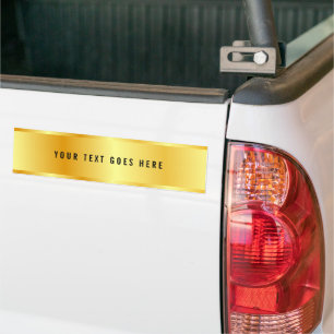 Maßgeschneiderte elegante Imitat Gold Moderne gla Autoaufkleber