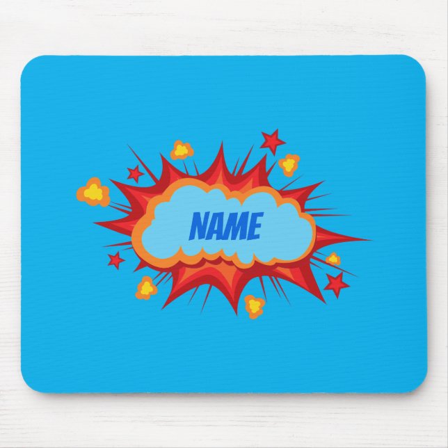 Maßgeschneiderte Explosion personalisierter Comice Mousepad (Vorne)