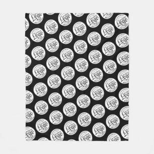 Maßgeschneiderte Fleece-Blanken mit Logo-Print S Fleecedecke